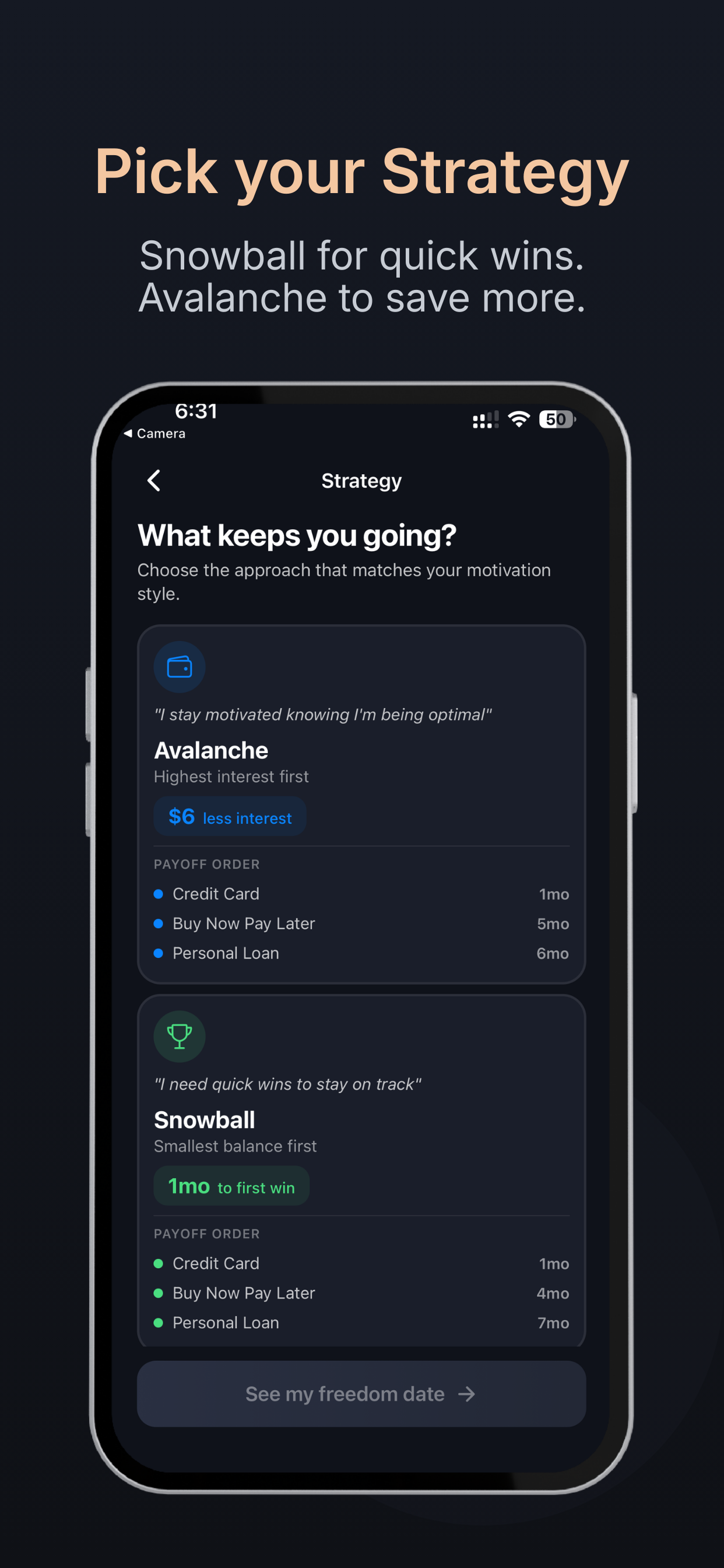 RAYN: Calm Debt Tracker gallery image