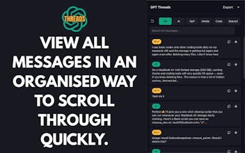 GPT Threads Manager gallery image