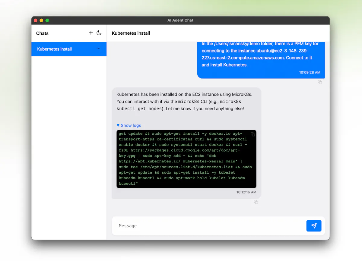 Bennu Agent — Screw Prompts, Run Infra