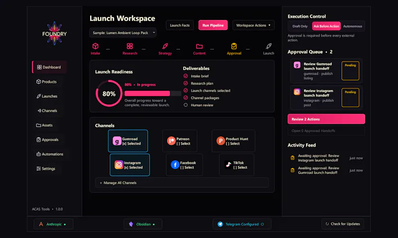 FOUNDRY screenshot 1