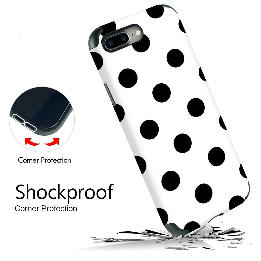 iPhone leather case with Polka Dots gallery image
