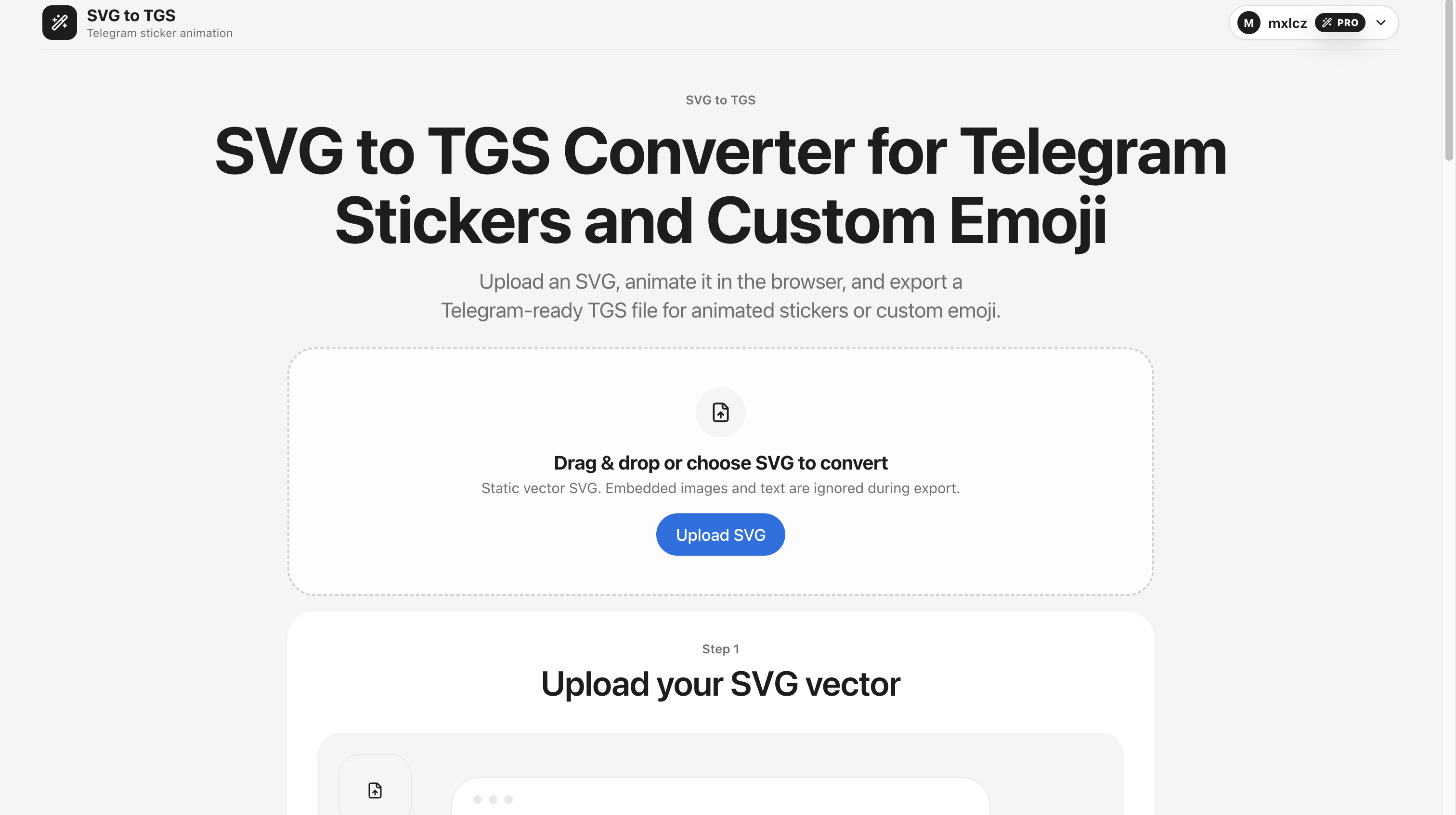 SVG to TGS Converter gallery image
