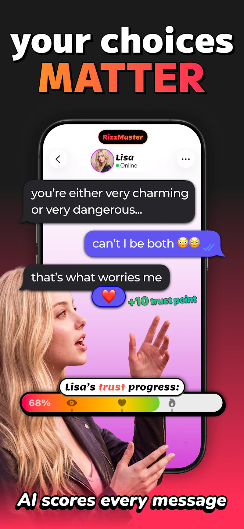 RizzMaster AI Dating Game screenshot 4