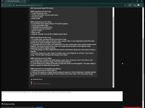 DeepCoder Ai Chat UI gallery image