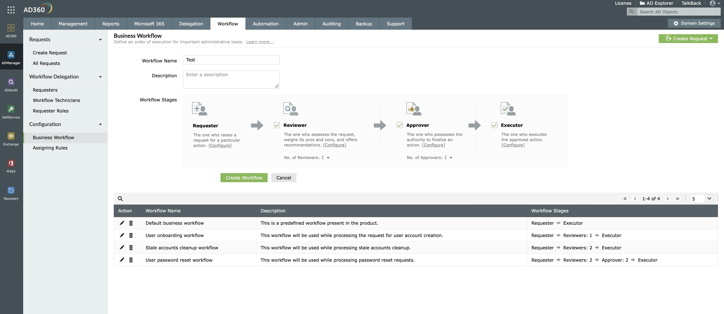 Media ManageEngine AD360 5