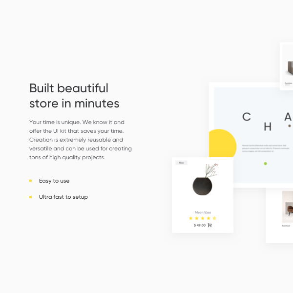 Creation Shop UI Kit gallery image