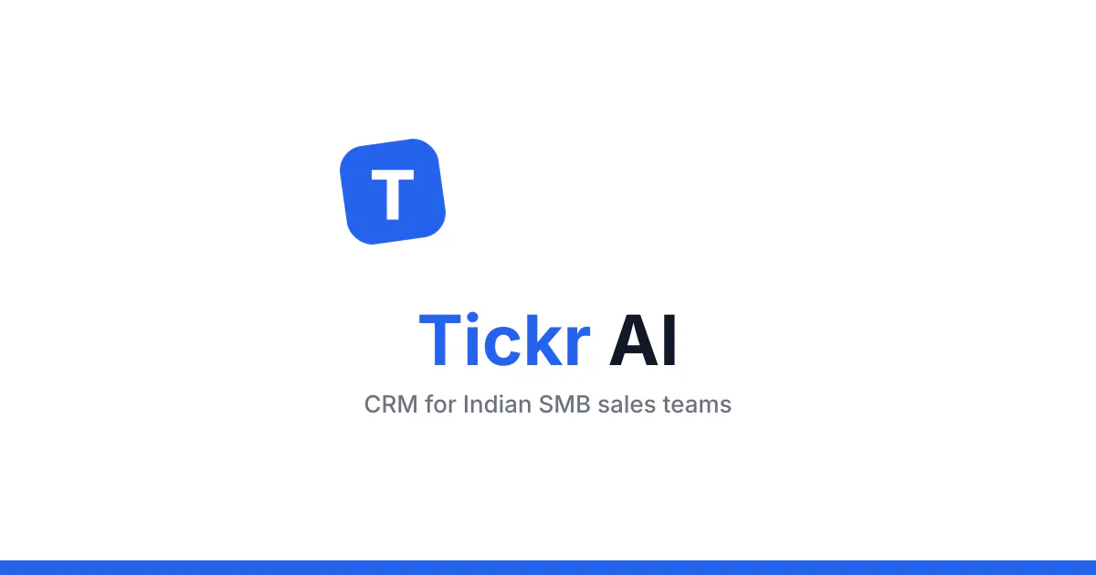 Tickr AI Sales CRM gallery image