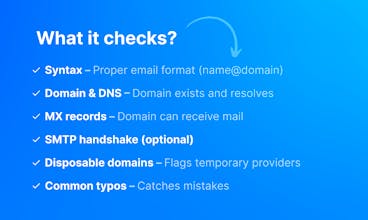 Email List Validator – Free gallery image
