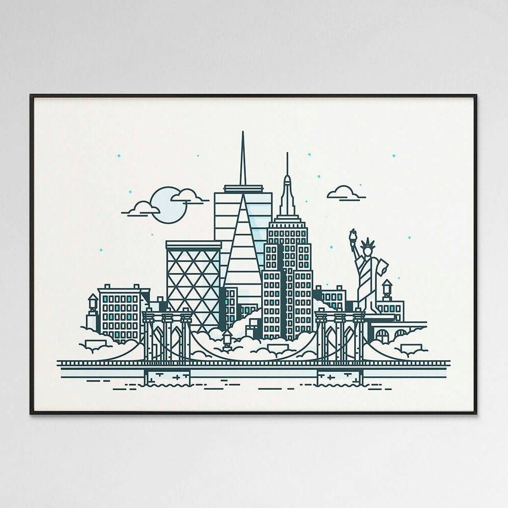 Printed Skyline