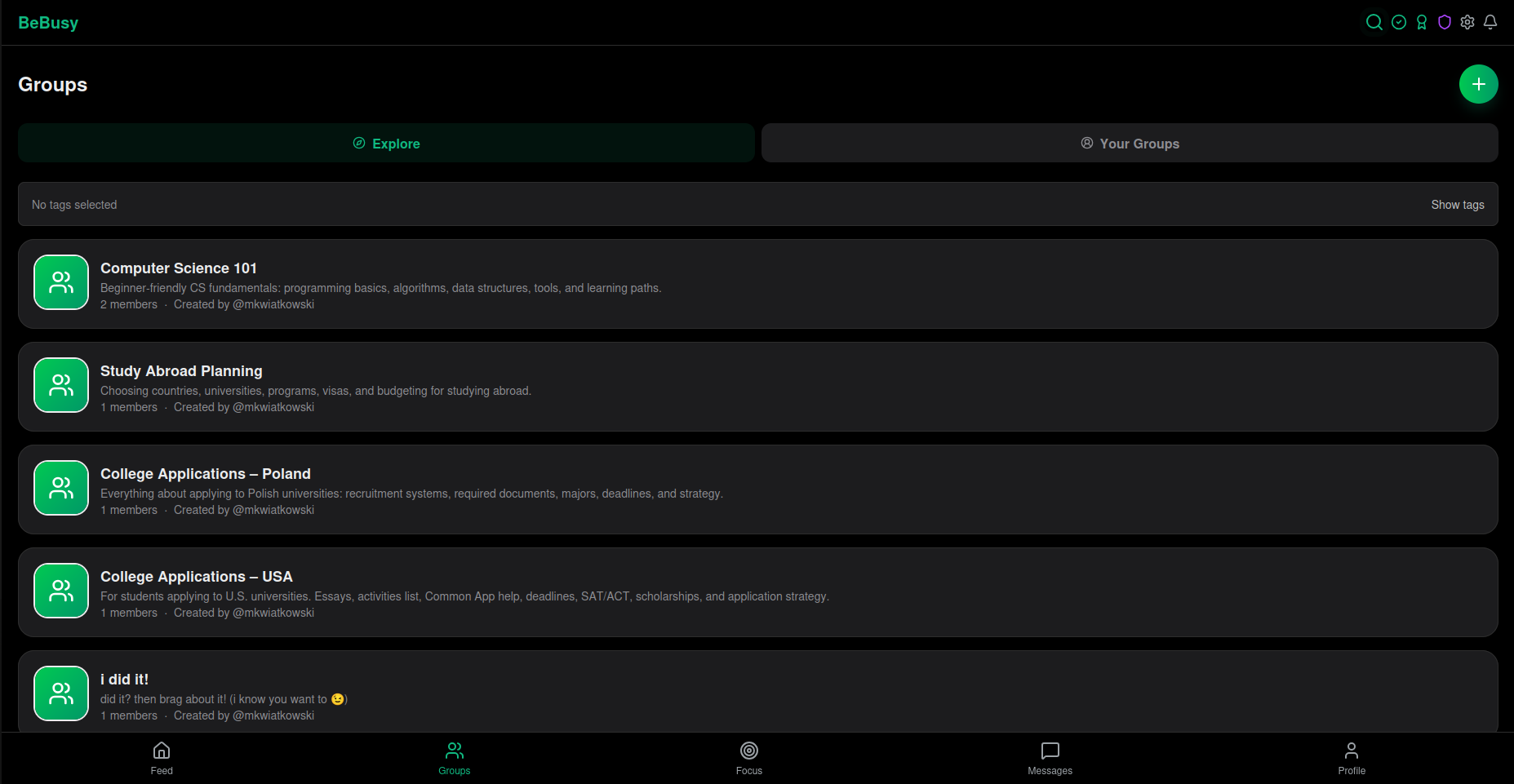 BeBusy gallery image