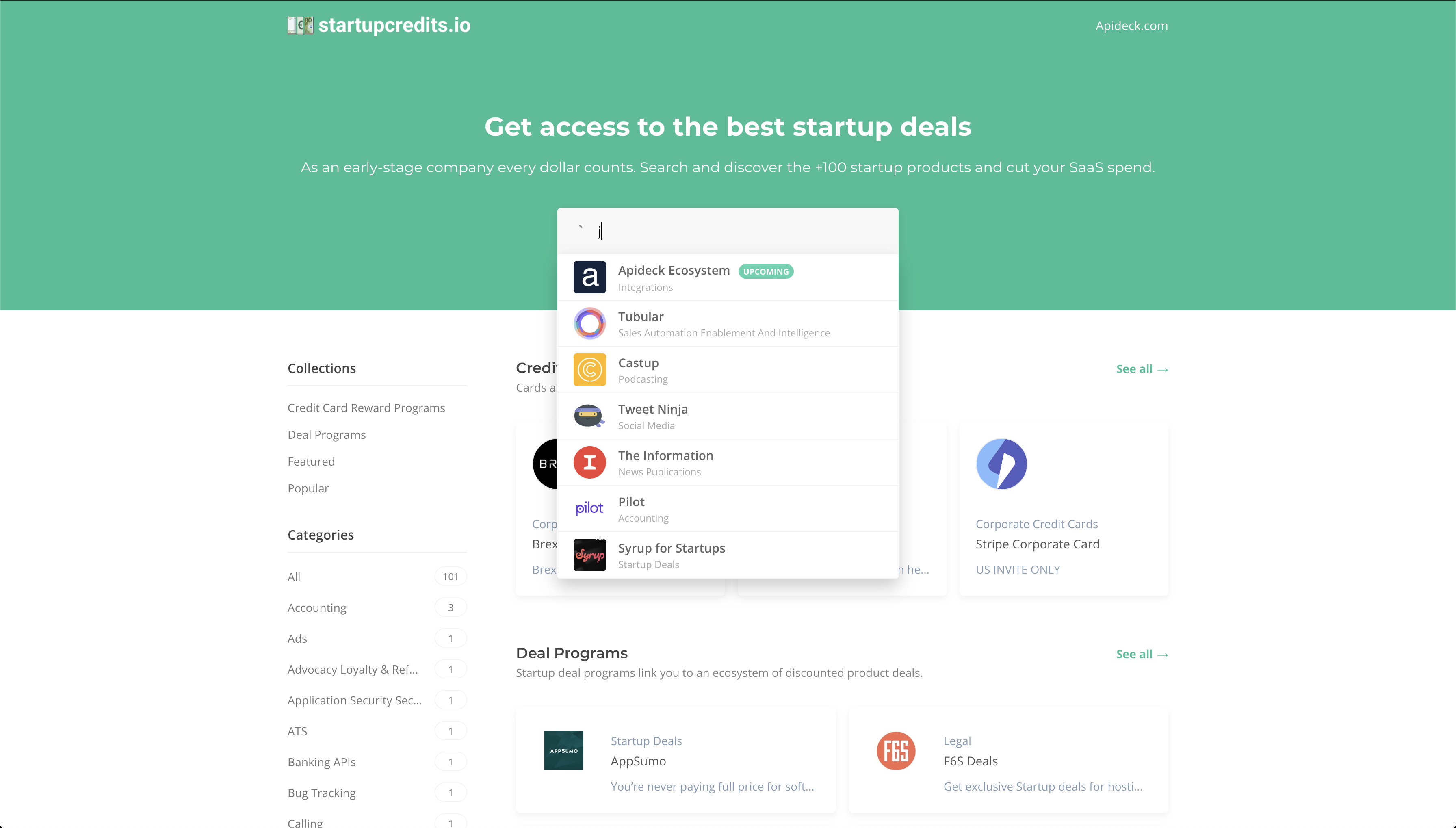 startupcredits.io gallery image