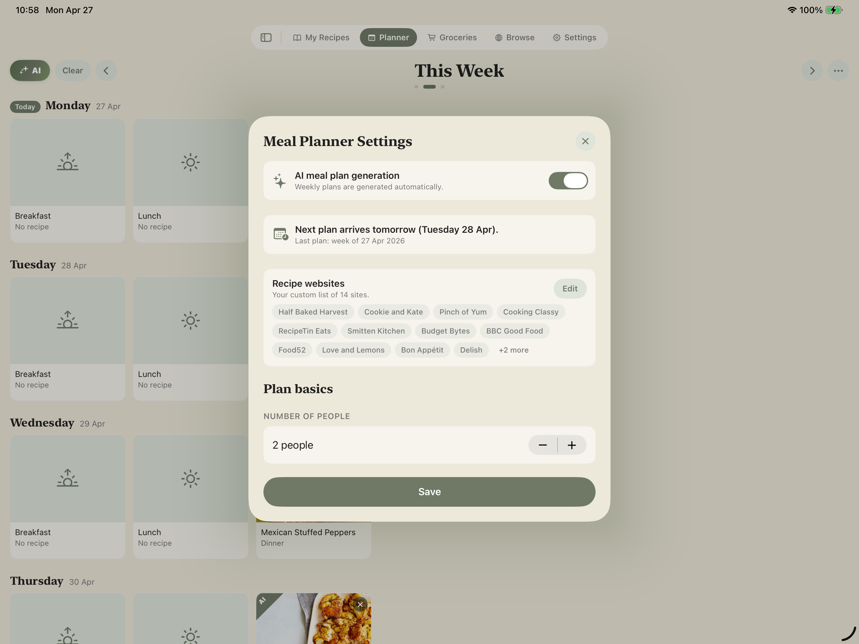 Forkcast - Premium Recipe Manager gallery image