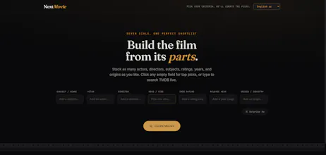 NextMovie — Curate Your Film gallery image