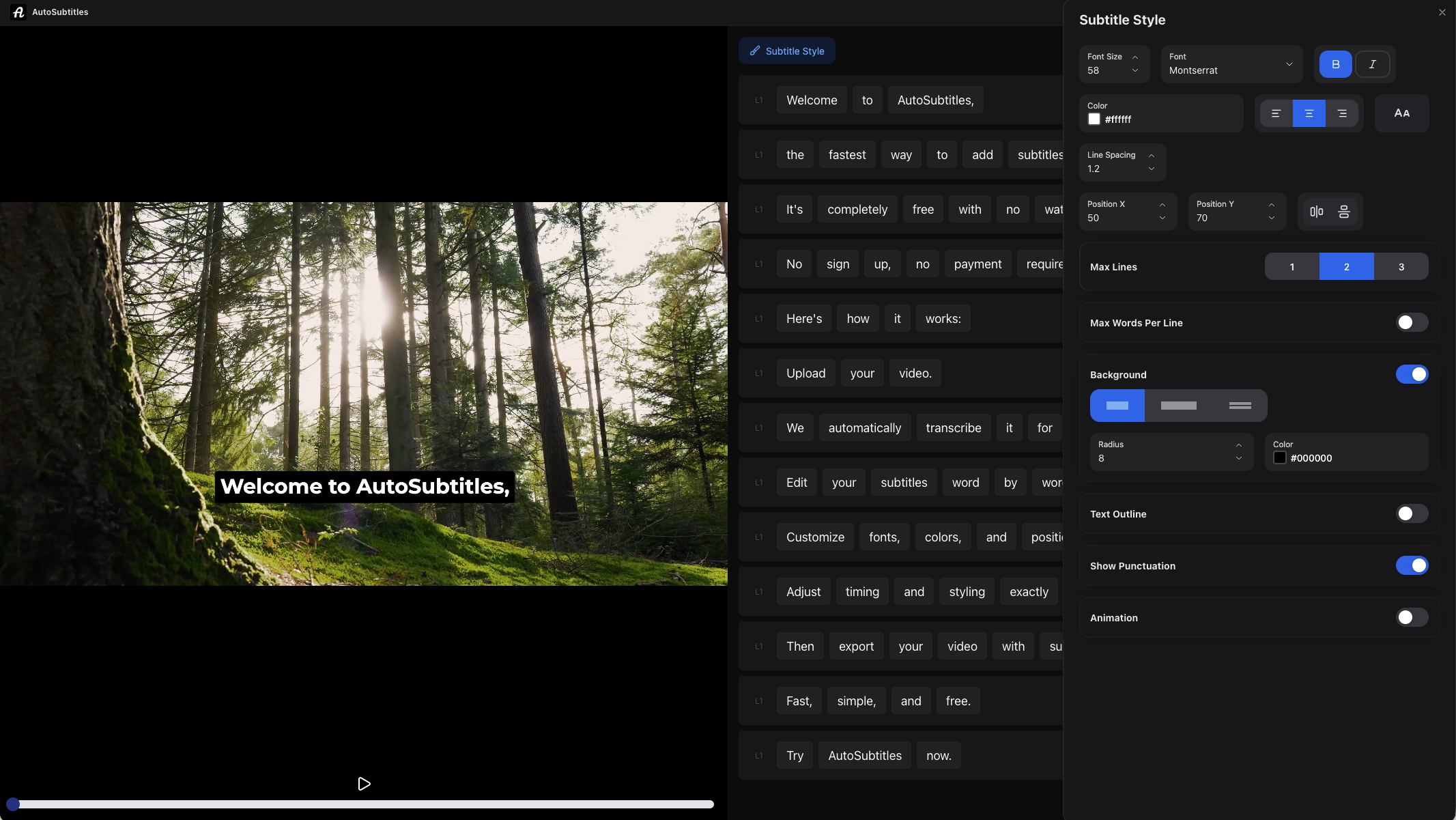 AutoSubtitles gallery image