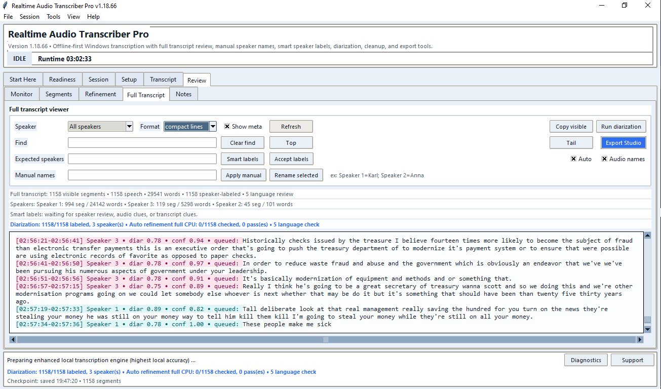 Realtime Audio Transcriber Pro gallery image