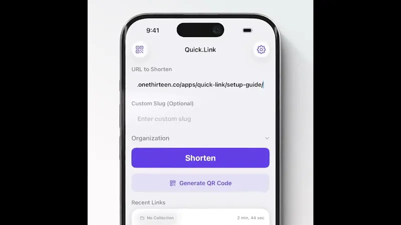 Quick.Link screenshot 1 (video preview)