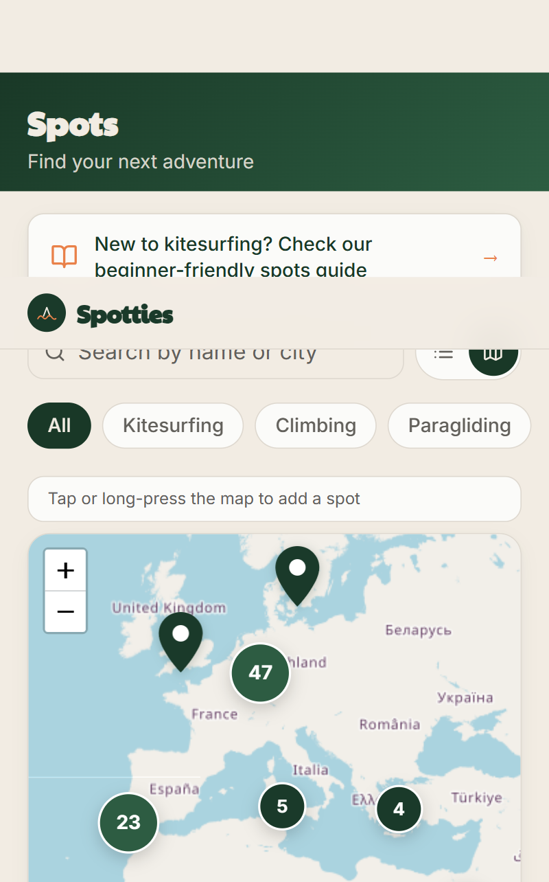 Spotties. Find your crew worldwide gallery image