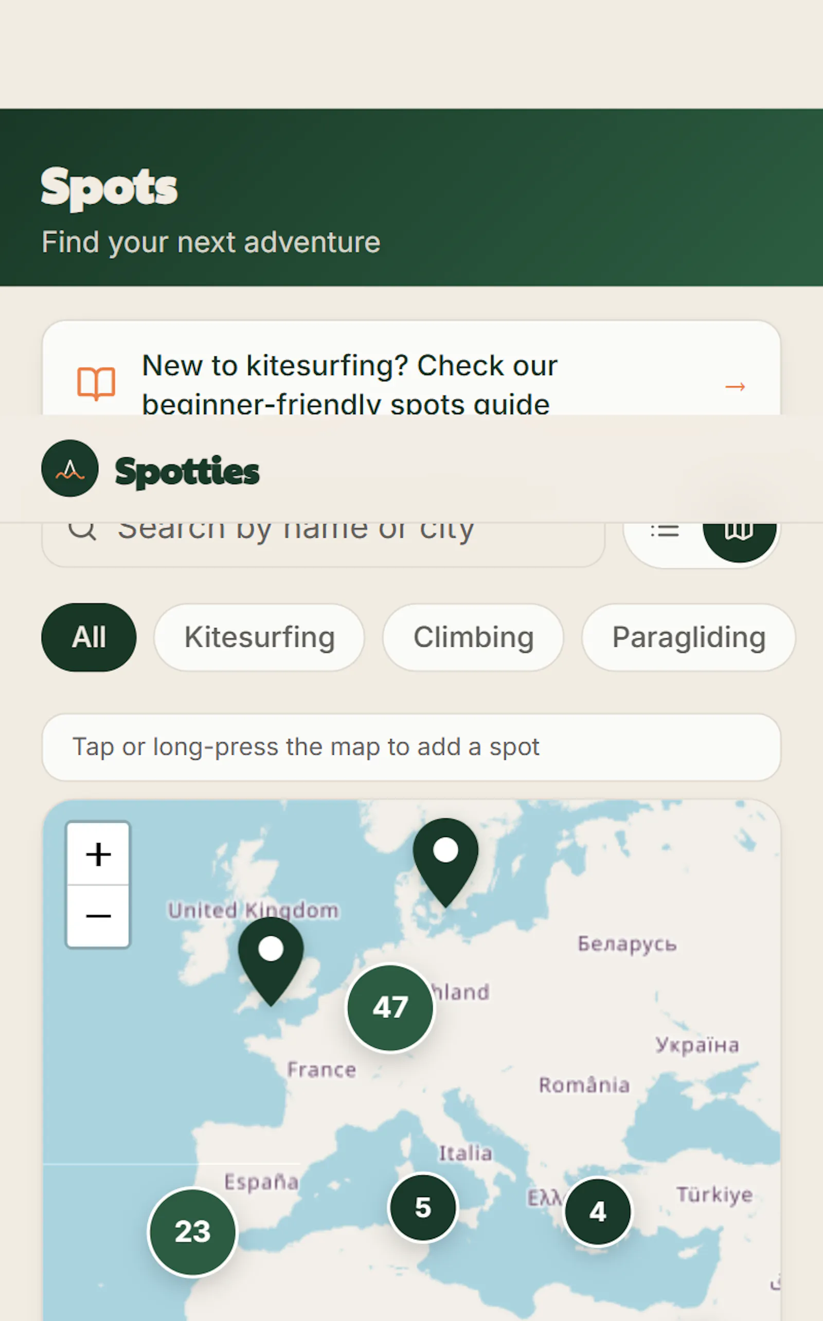 Spotties. Find your crew worldwide screenshot 2