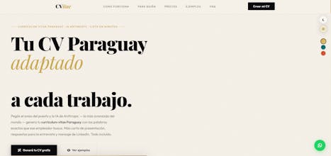 CVitae Generador de CV con IA automatico gallery image