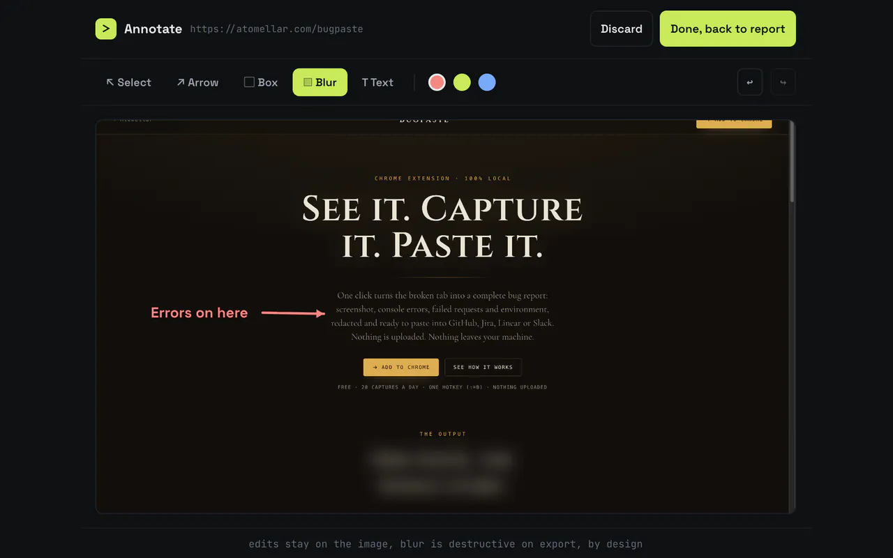 BugPaste gallery image