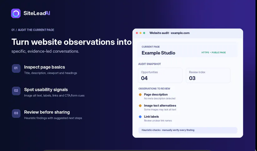 SiteLead AI gallery image