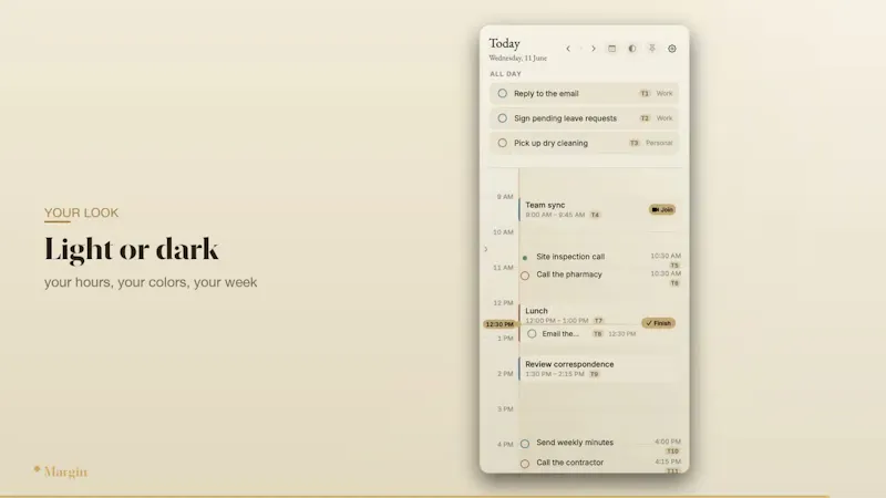 Margin: Day Planner screenshot 1 (video preview)