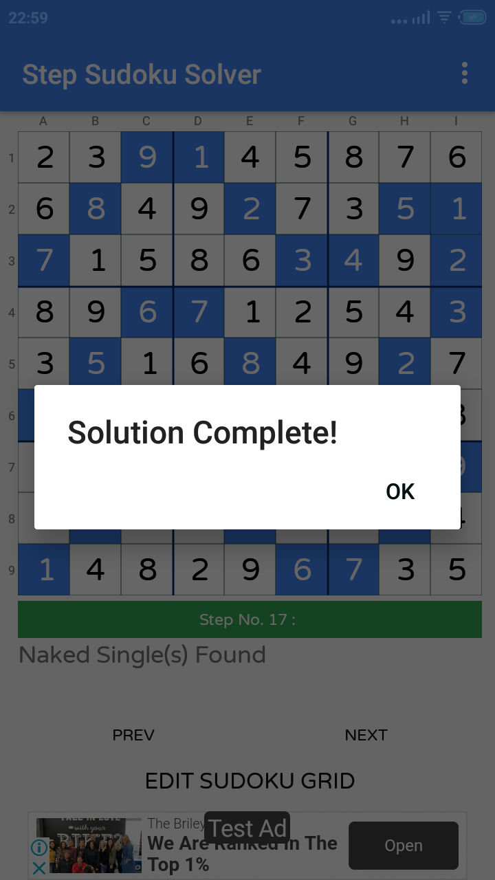 Step Sudoku Solver gallery image