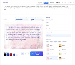 Text to Handwriting Converter gallery image