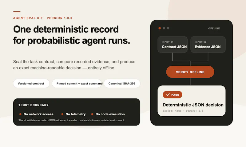 Agent Eval Kit screenshot 1