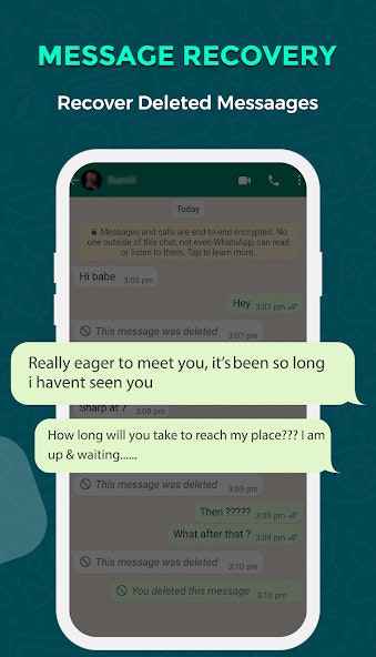 WhatsRemoved -Message Recovery - Silinmiş WhatsApp mesajlarını ve medya veya ekleri kurtar medya 2