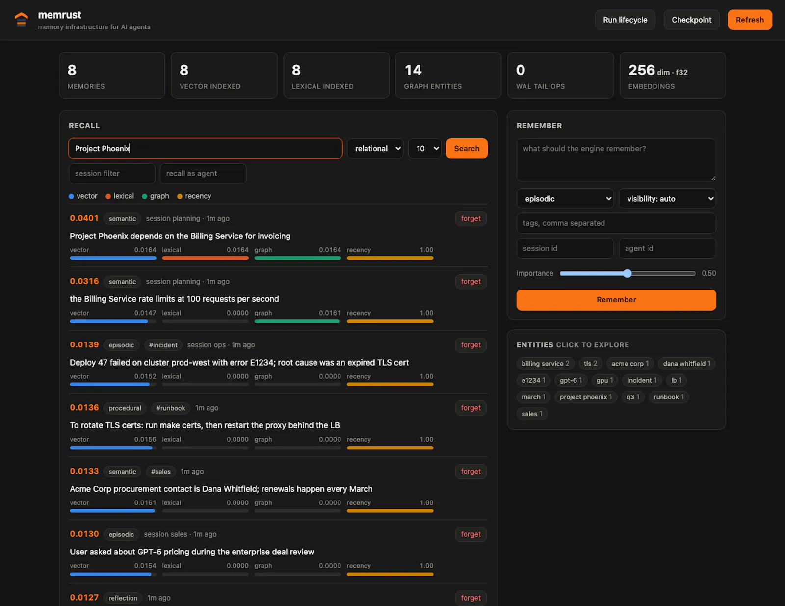 Memrust screenshot 3