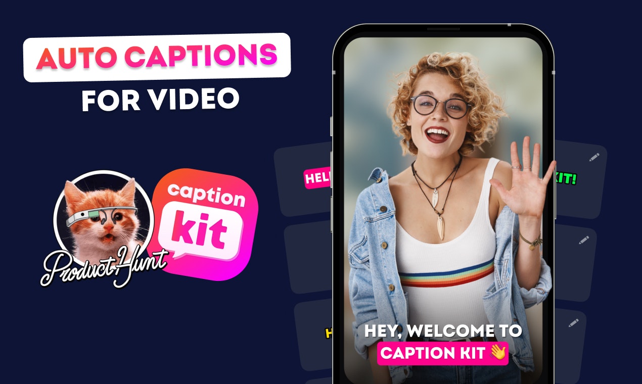 startuptile CaptionKit-AI captions & subtitles for video