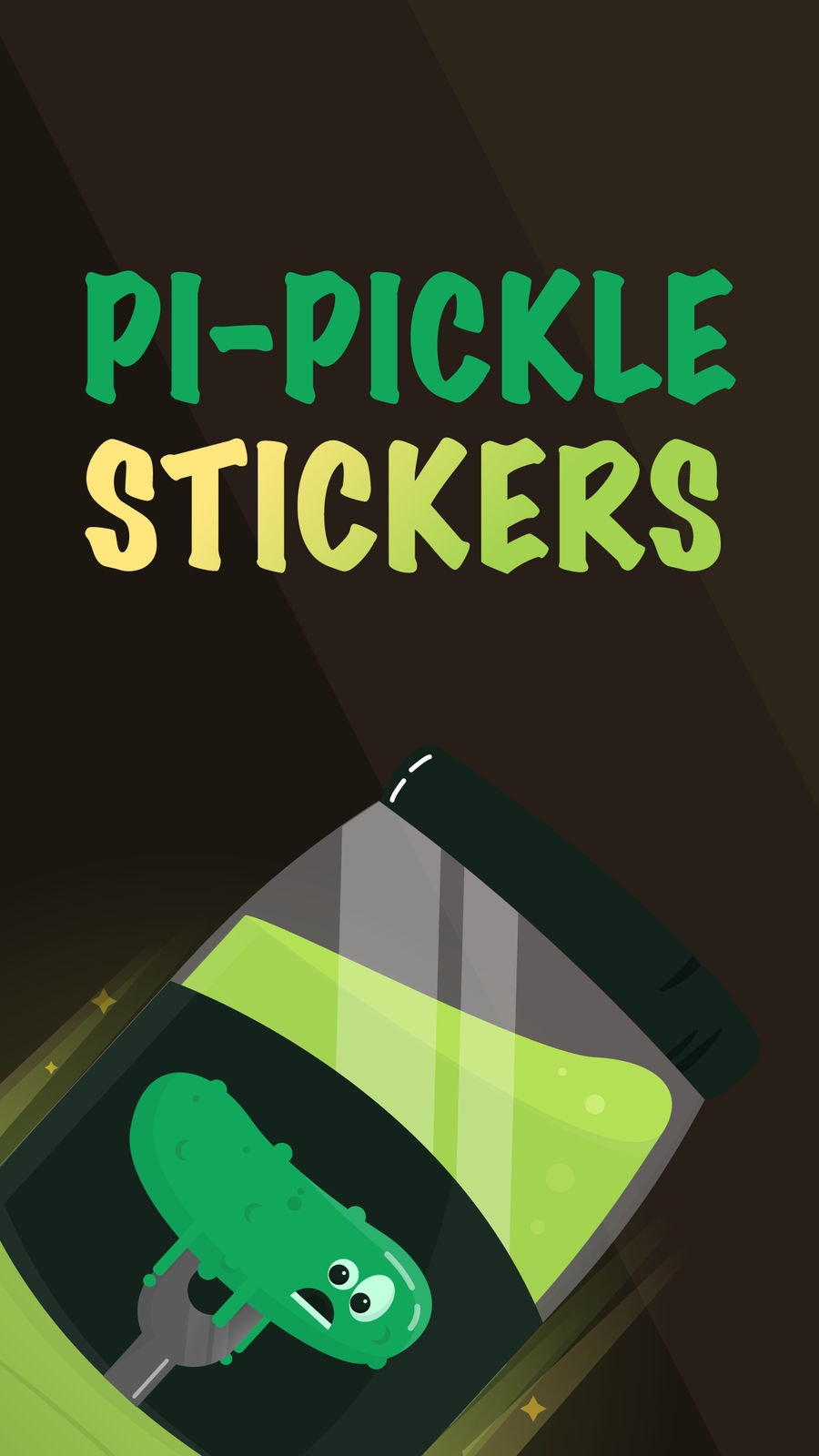 Pi Pickle Stickers gallery image
