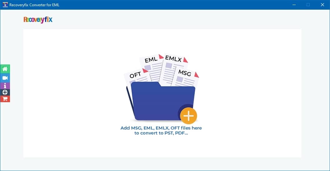 EML 용 복구 픽스 변환기 - 대량 EML 파일을 Outlook PST로 변환하십시오 미디어 1