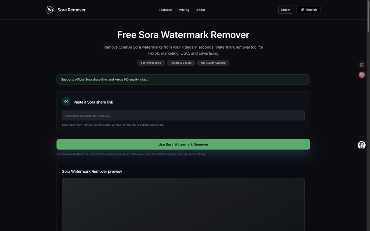 Sora Watermark Remover gallery image