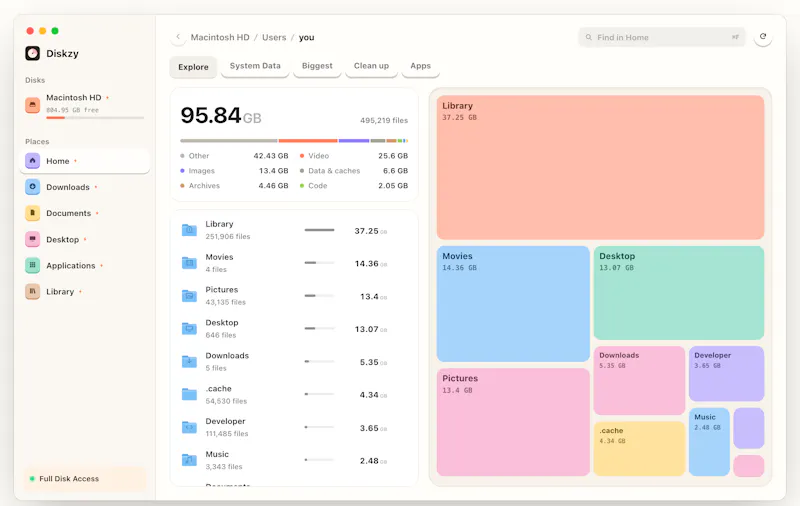 Diskzy screenshot 3