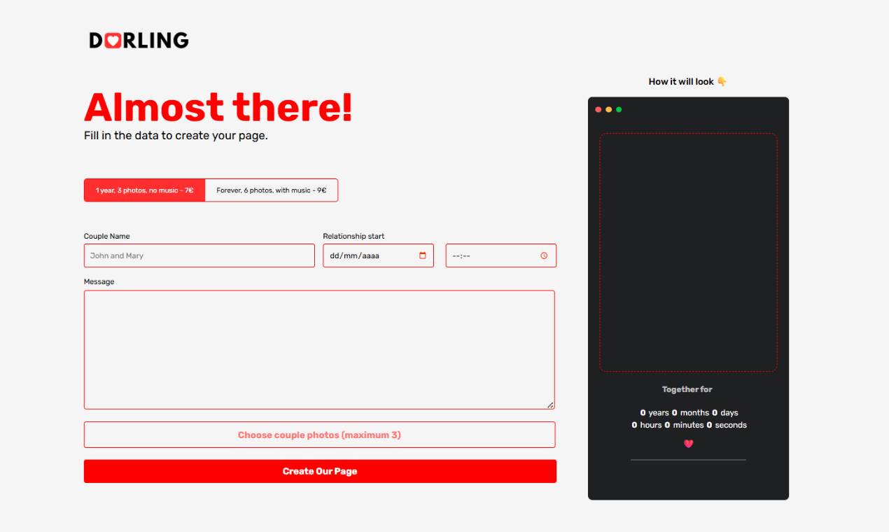 Tesoro - Trasforma la tua relazione in una pagina web media 3