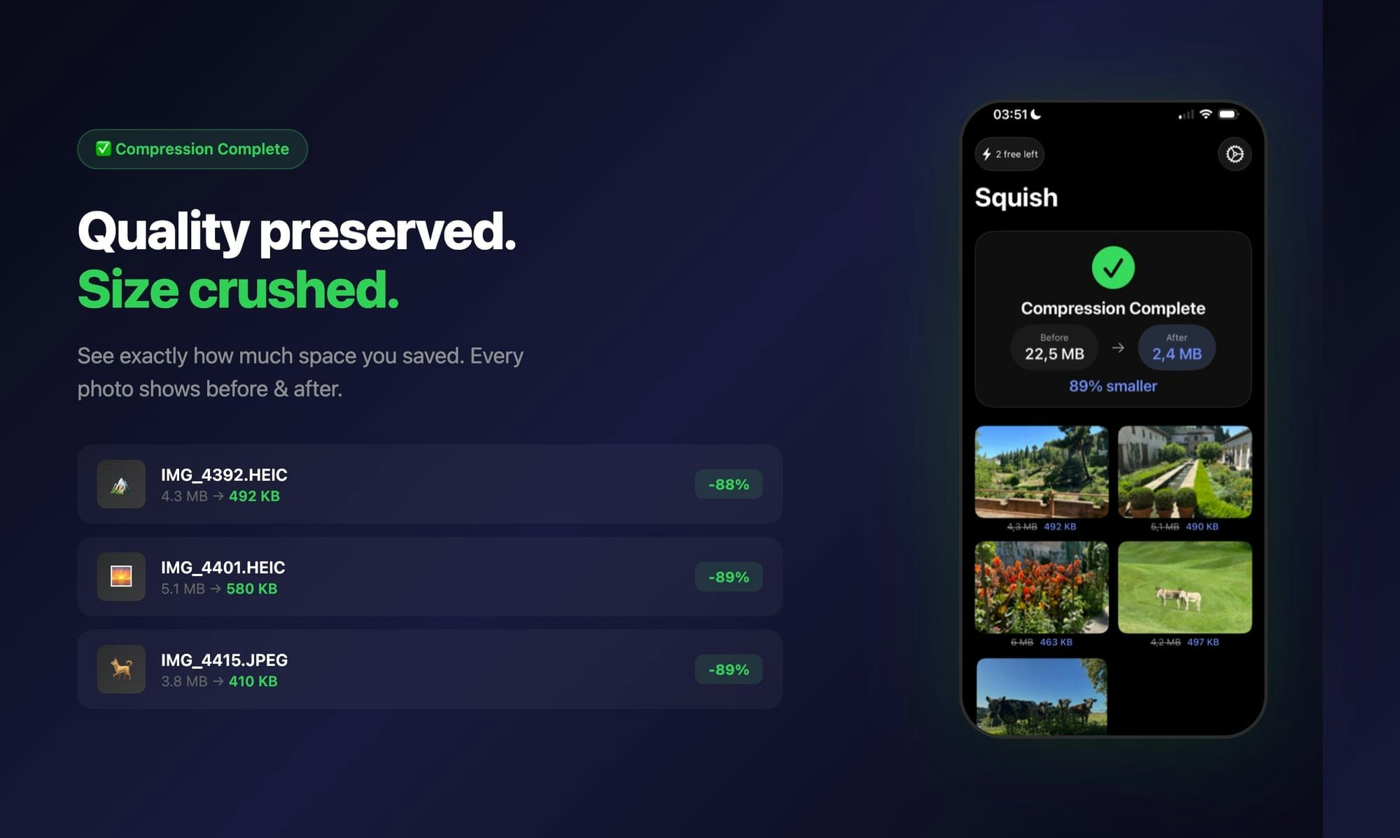 Squish — Photo Compressor gallery image