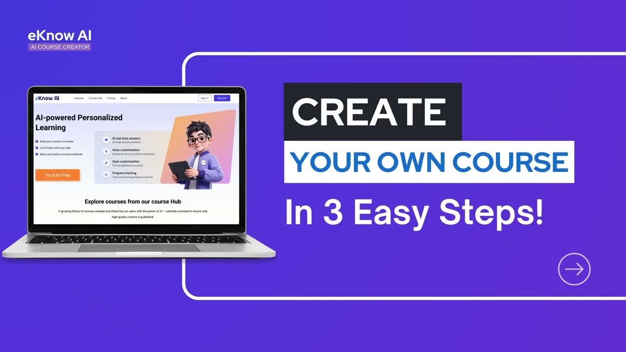 eKnow AI Course Creator Tutor gallery image