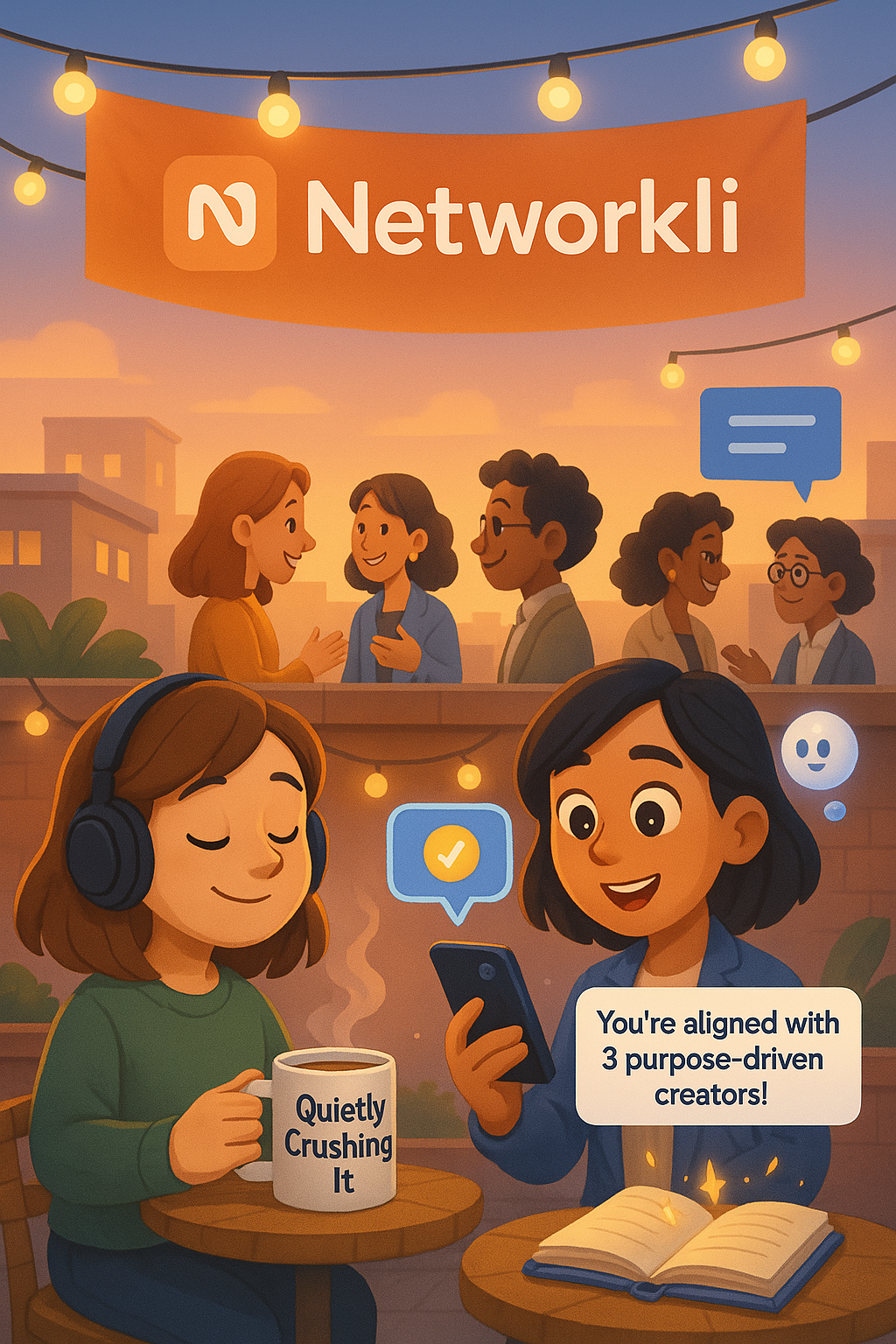 Networkli - Main product screenshot demonstrating key features and user interface