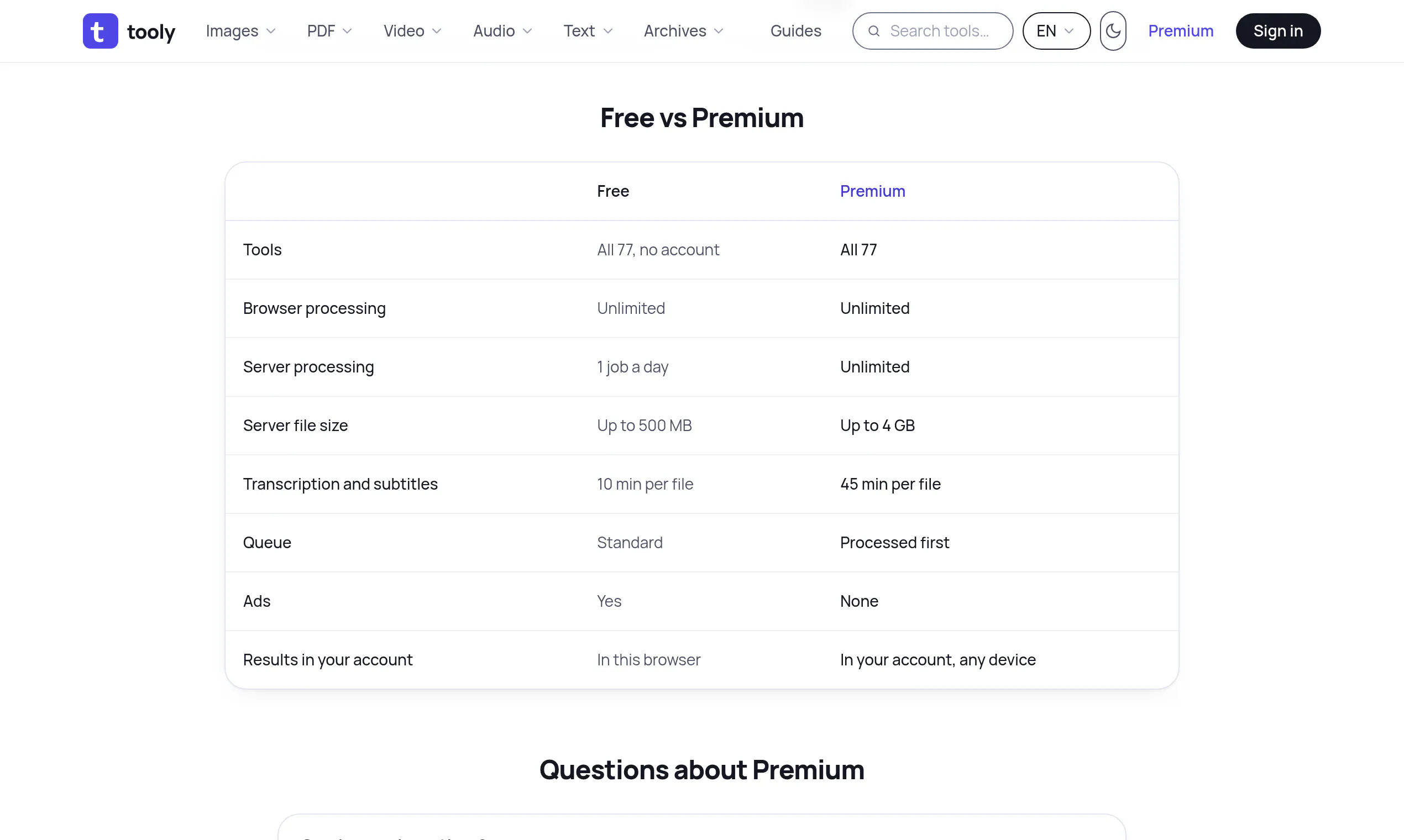 Free online tools gallery image