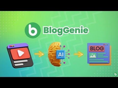 startuptile BlogGenie-Transform YouTube videos into blogs using AI