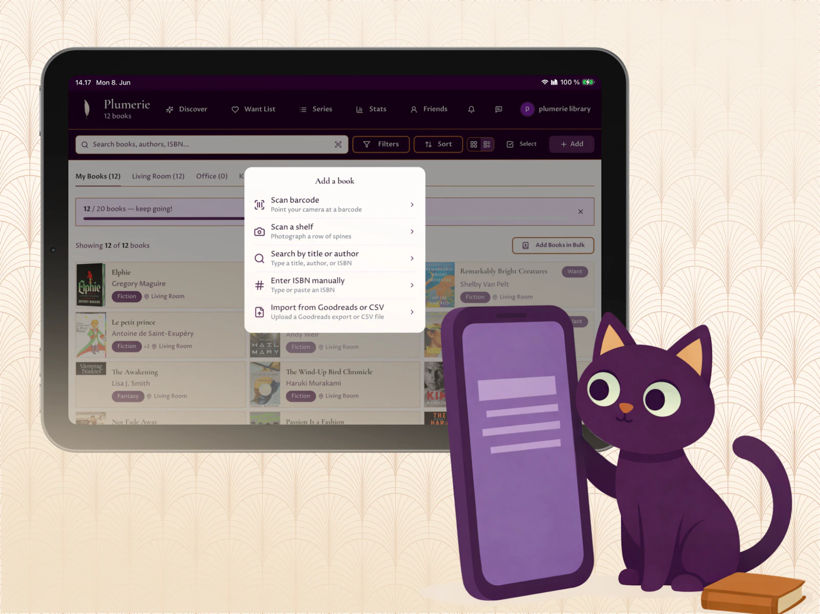 Plumerie: Home Library App screenshot 2