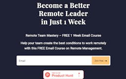 Remote Team Mastery media 2