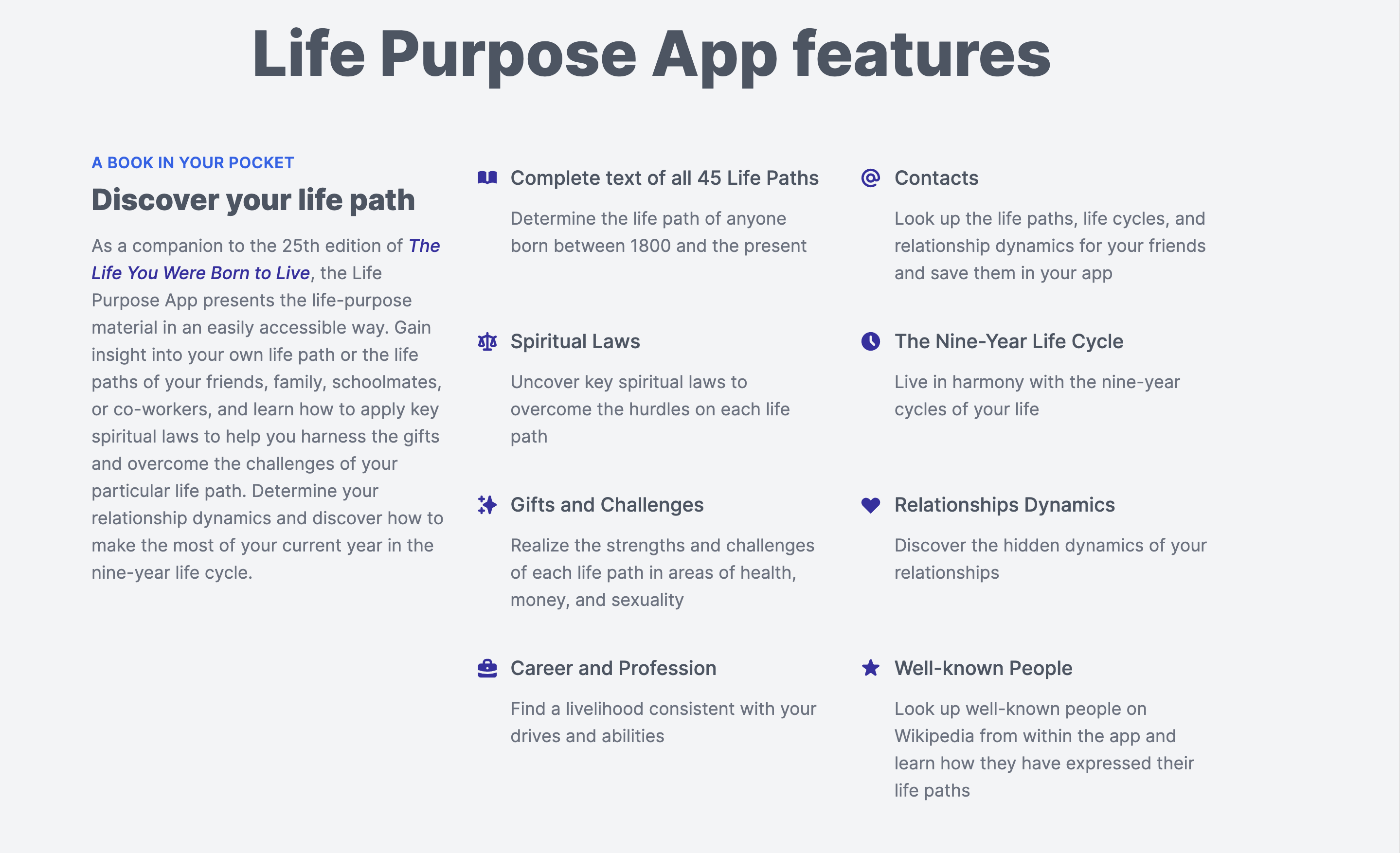 Life Purpose App gallery image