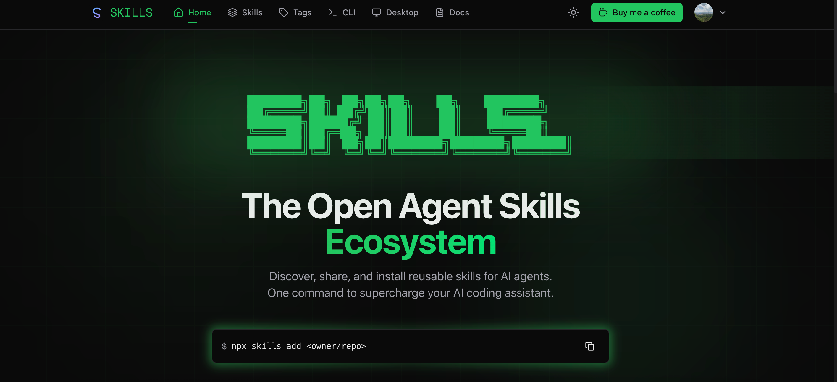 Skills.lc - Main product screenshot demonstrating key features and user interface