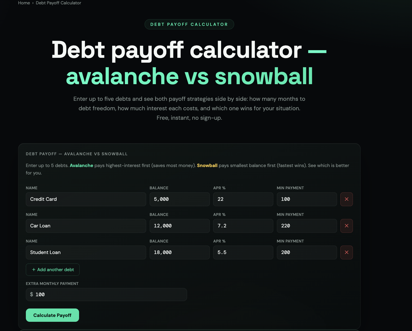 CapitalCalcs gallery image