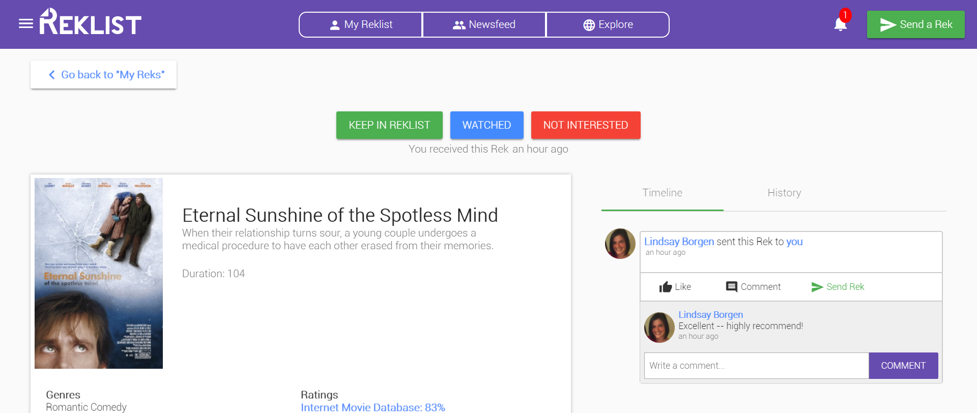 Reklist gallery image