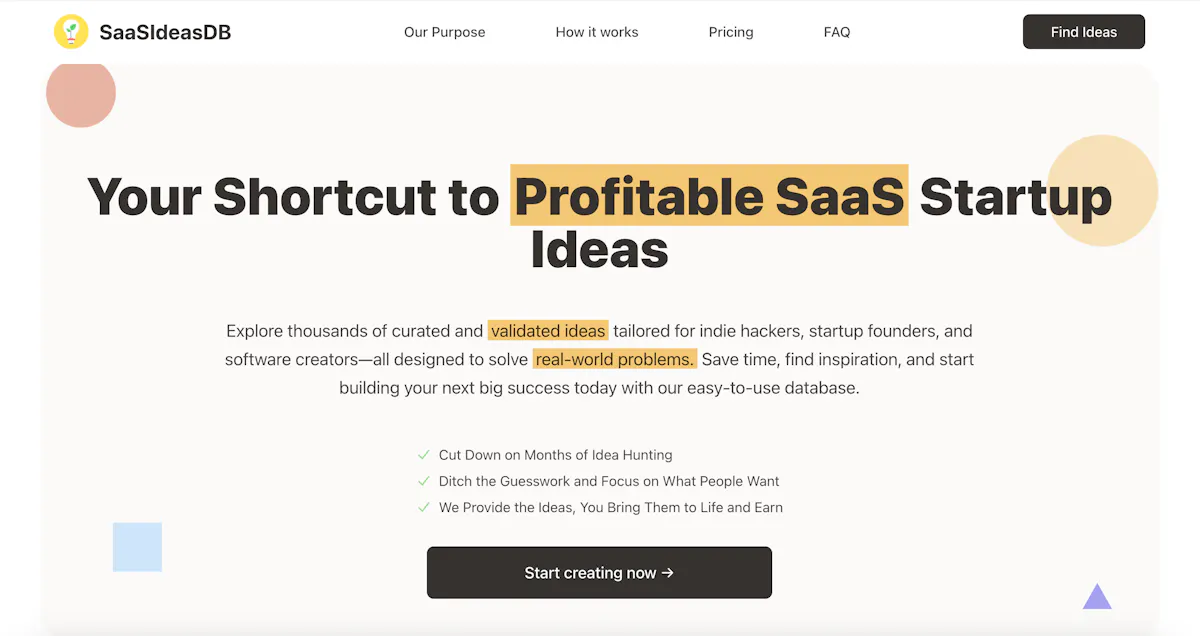 SaaSIdeasDB