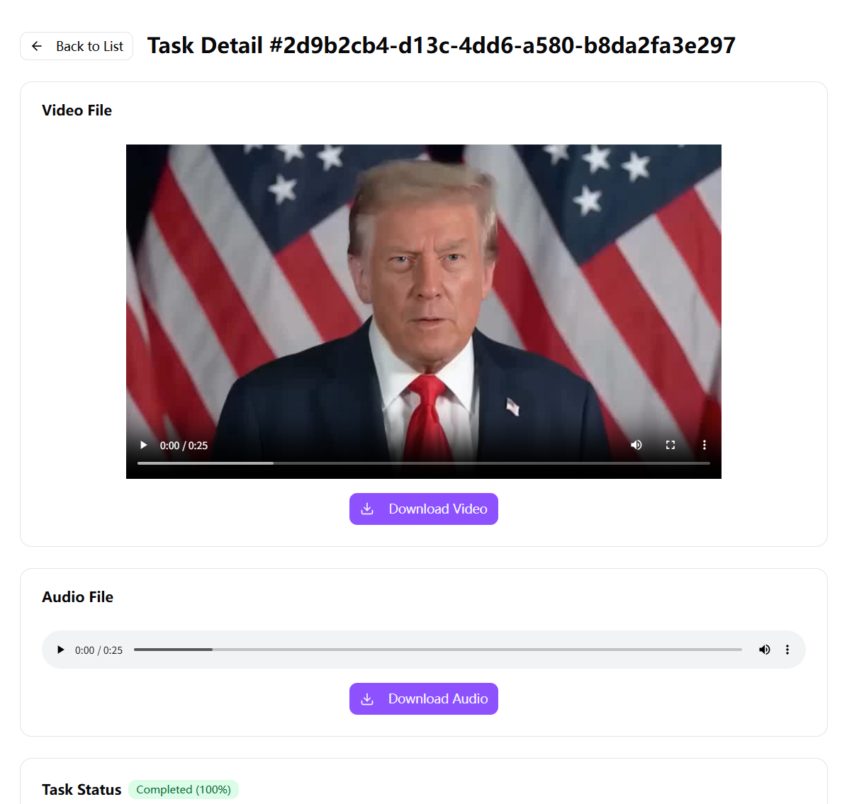 Voz de Donald Trump ai - Generar la voz y el video de Trump usando AI media 2